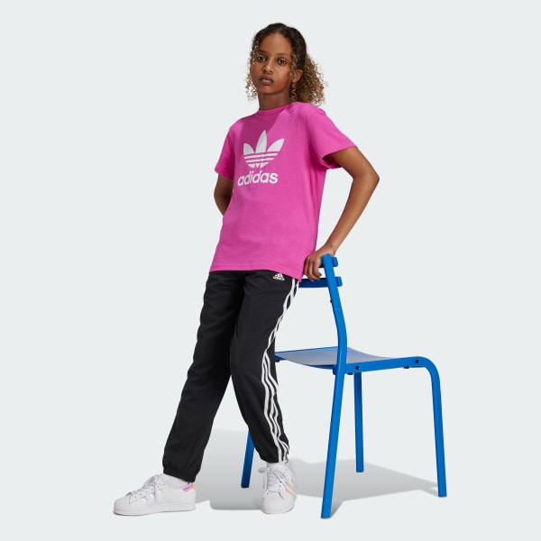 Rosa Camiseta Adicolor Trefoil Infantil