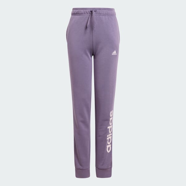 adidas Essentials Linear Logo Joggers Purple adidas UK
