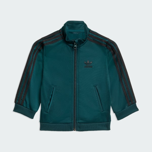 groen Adicolor Firebird Trainingspak Kids