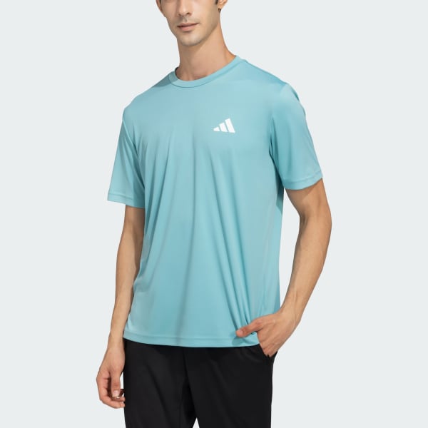 adidas Solid AEROREADY Training Workout Tee - Turquoise | adidas India