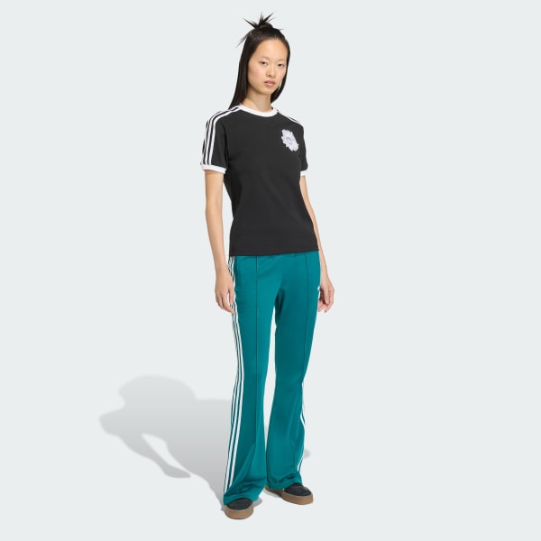 Siyah ADIDAS ORIGINALS DANTEL LOGOLU SS TİŞÖRT