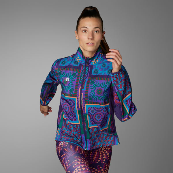 Morado Chaqueta adizero x FARM