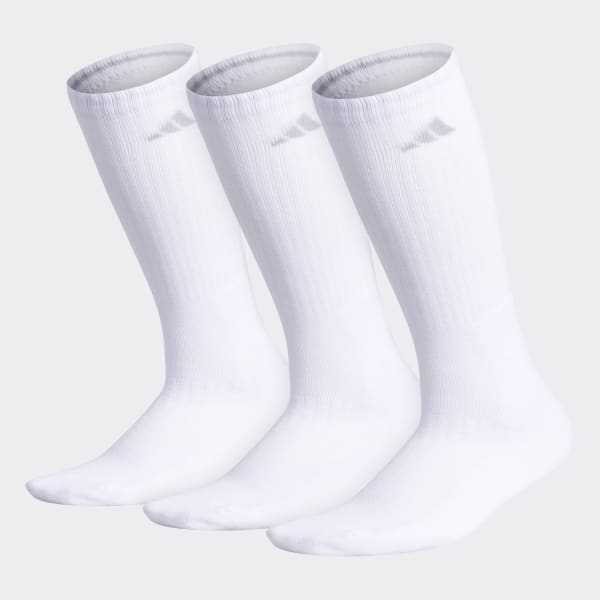 adidas Cushioned 2.0 Crew Socks 3 Pairs XL - White | adidas US