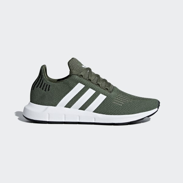 Women S Swift Run Base Green And Cloud White Shoes Adidas Us