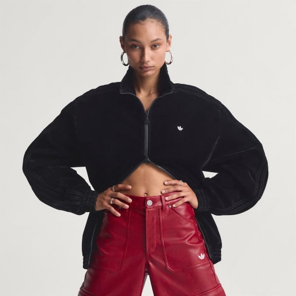 Μαύρο Oversize ζακέτα Brushed Twill Firebird