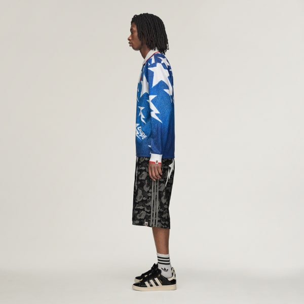 Biru JERSEY BAPE LSL STAR