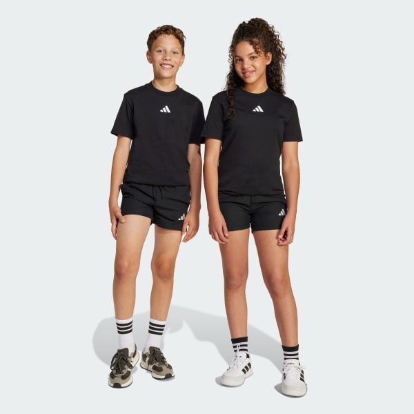 Schwarz Essentials Climacool Kids Shorts