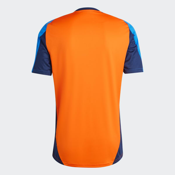 Orange adidas soccer jersey sales