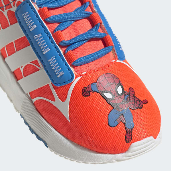 Orange adidas x Marvel Super Hero Adventures Spider-Man Racer TR21 Shoes LWR86