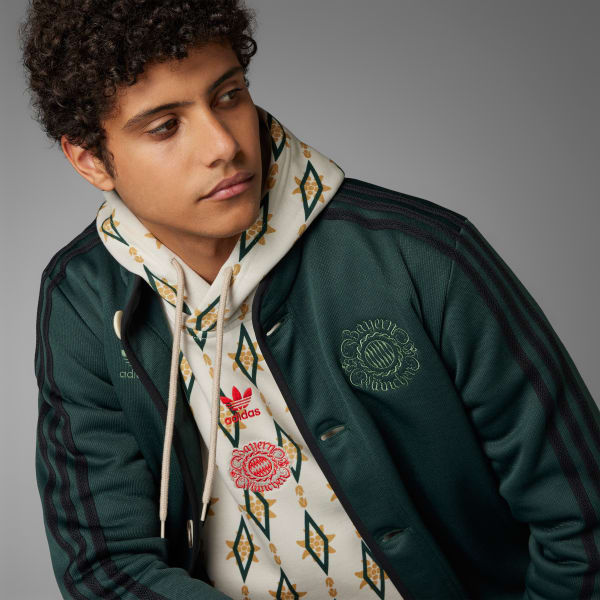 bézová Mikina FC Bayern Seasonal Doubleknit