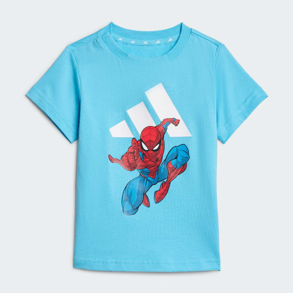 Azul CONJUNTO DE CAMISETA SPIDER-MAN MARVEL ADIDAS