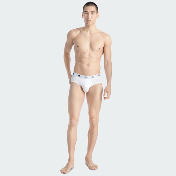 White COMFORT FLEX COTTON BRIEF 3 PACK UNDERWEAR