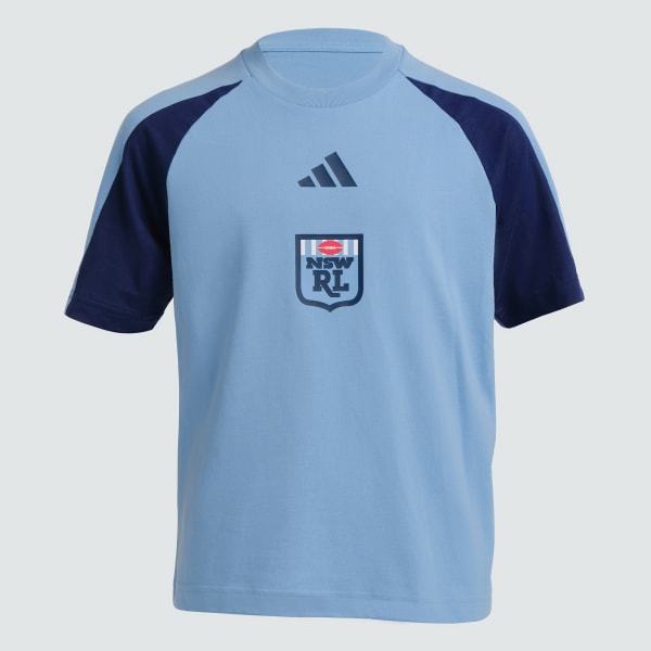 Blue New South Wales Colourblock Tee - Youth