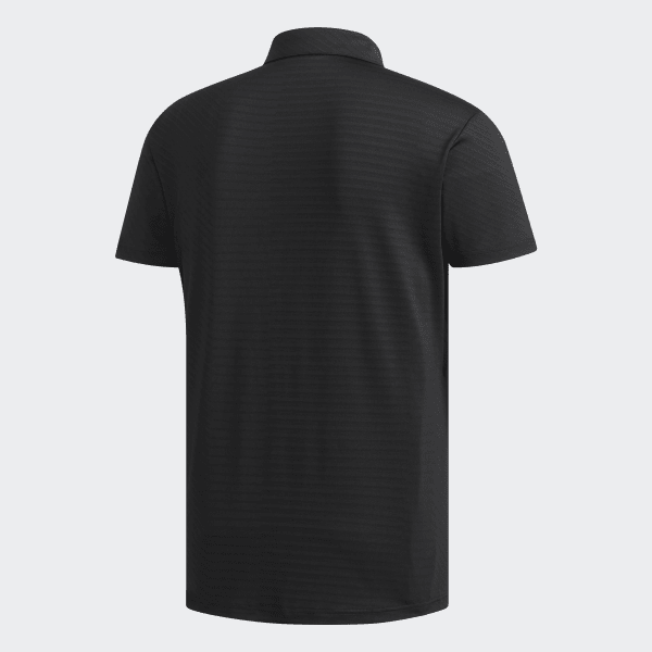 Black Jacquard Polo Shirt