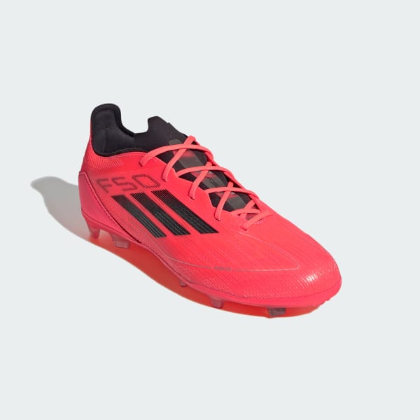 Rosa Scarpe da calcio F50 Pro Firm Ground Kids