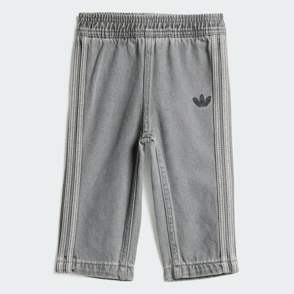 bílá Souprava Denim Long Sleeve Tee Kids