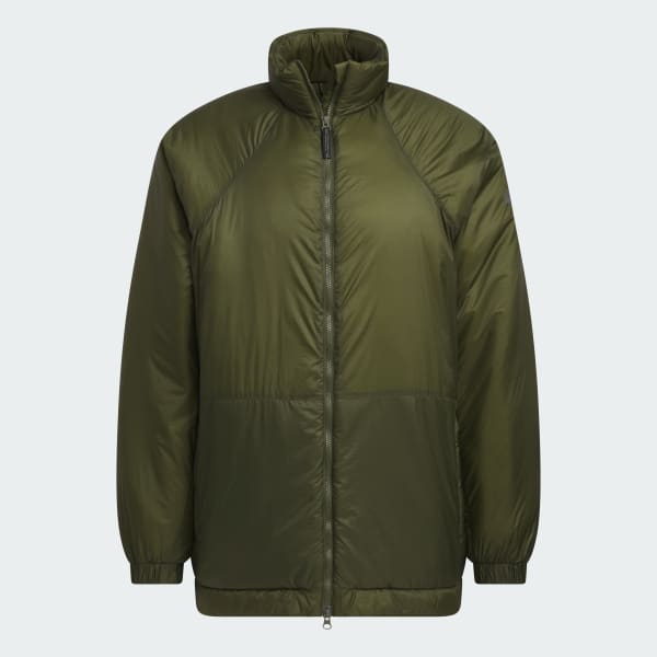 グリーン シティエスケープ オーバーサイズフィット リップストップ中わた入りジャケット