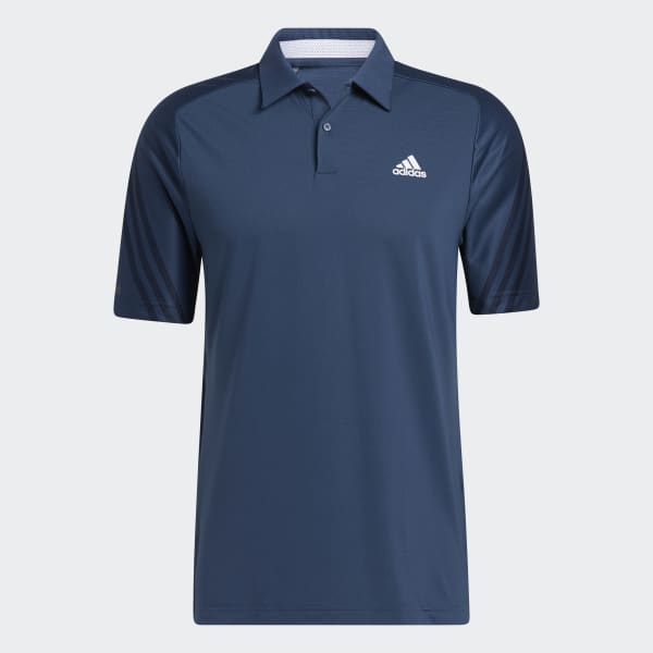 Blue HEAT.RDY 3-Stripes Polo Shirt 22661