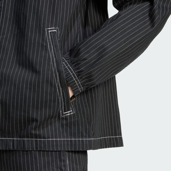 adidas Wabash Nylon Coach Jacket - Black | adidas India