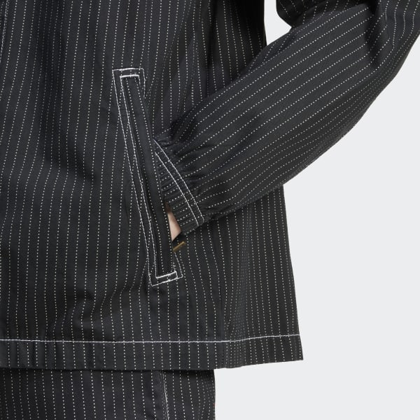 adidas Wabash Nylon Coach Jacket - Black | Free Shipping with