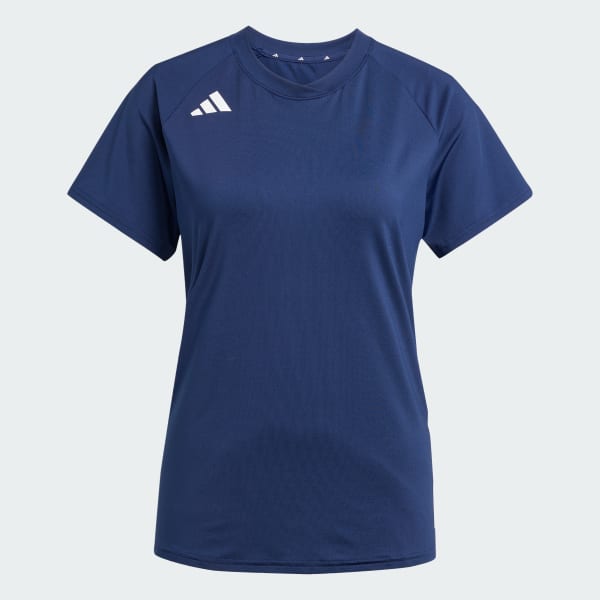 adidas HILO Short Sleeve Volleyball Jersey - Blue | Free Shipping