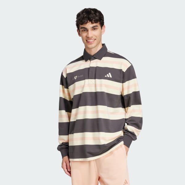 Black adidas x Kolisi Rugby Polo