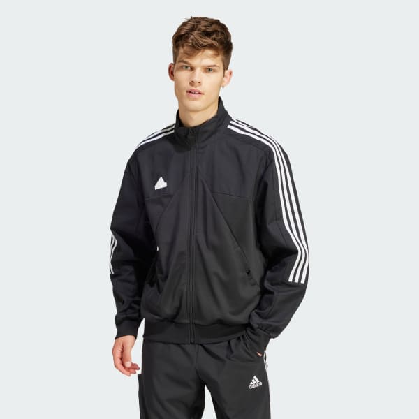 noir Veste de survêtement mélange de matières Tiro