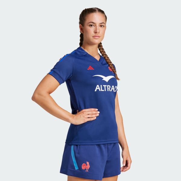 Blau Frankreich Rugby Heimtrikot