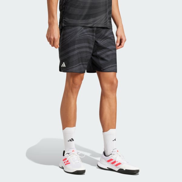 Gris Shorts de Tenis Club Climacool Estampados