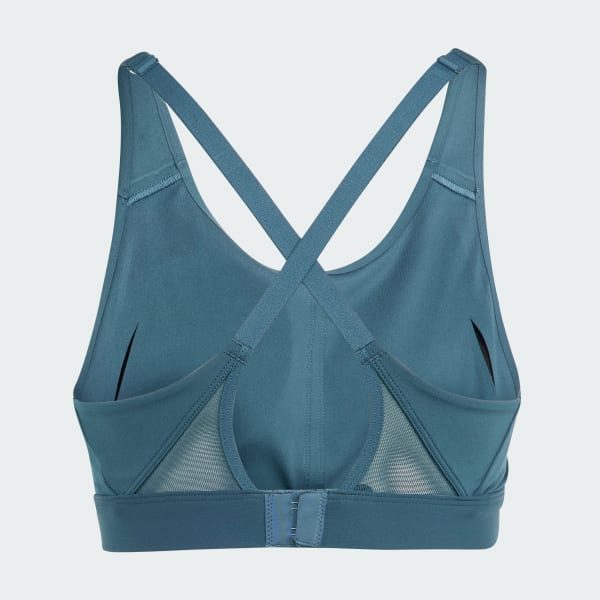 Turquoise Ultimateadidas Run Medium-Support Bra