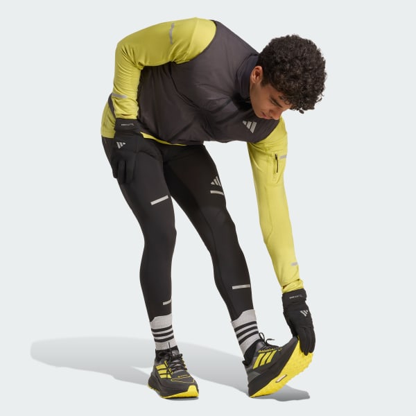 Verde Maglia da running Adi365 CLIMAWARM+ Half Zip