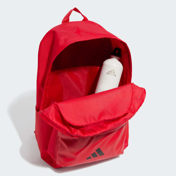 Red Classic Back-to-School 3-Stripes Backpack