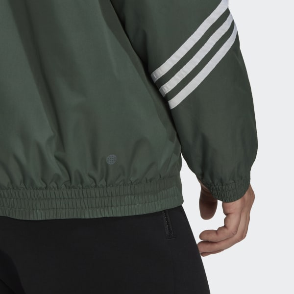 adidas Back to Sport Hooded Jacket Green adidas UK