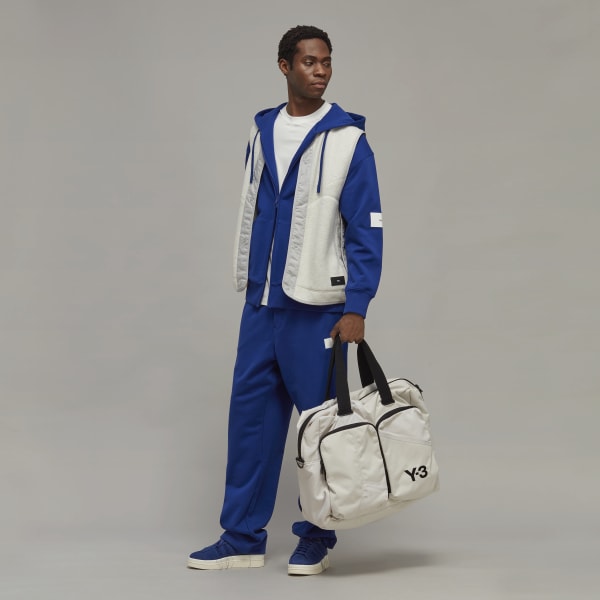 modrá Mikina Y-3 Organic Cotton Terry Zip Hoodie