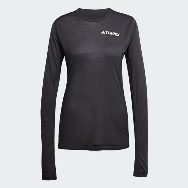 Gris Polera de Manga Larga Terrex Xperior Climacool+