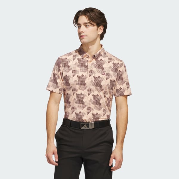 Pink Go-To Printed Polo Shirt