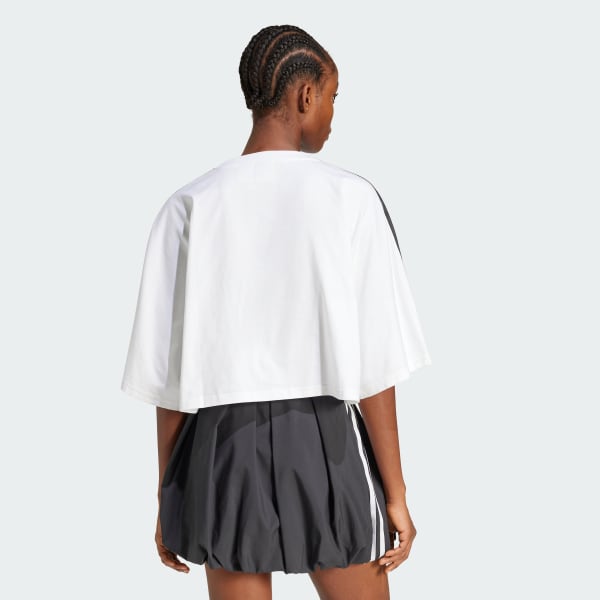 Blanc T-shirt boxy oversize Adilenium Season 3