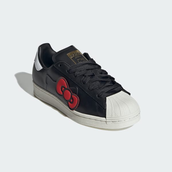 สีดำ รองเท้า adidas x Hello Kitty Superstar สำหรับเด็ก