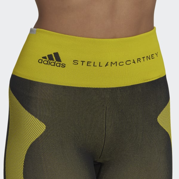 Svart adidas by Stella McCartney TrueStrength Seamless Training Leggings H4955