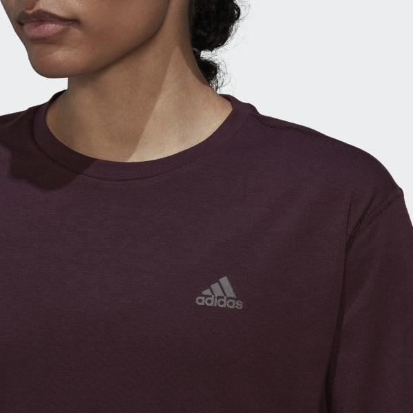 Red Run Icons Made With Nature Running Tee