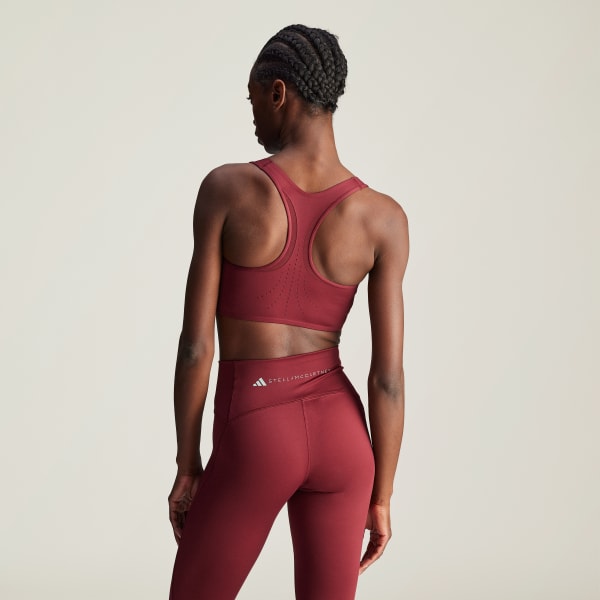 Burgundy Stella McCartney Truepurpose PrimeLiftimpact Training Medium Support Bra