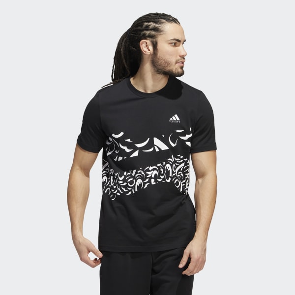 Noir T-shirt graphique Marvel Black Panther
