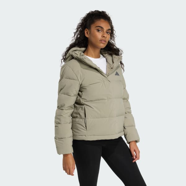 Grun Helionic CLIMAWARM Daunenjacke mit Kapuze