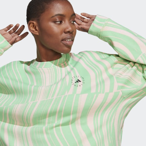Verde Sudadera adidas by Stella McCartney TrueCasuals Graphic