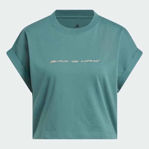 グリーン ビヨンド ザ コース グラフィック ノースリーブTシャツ