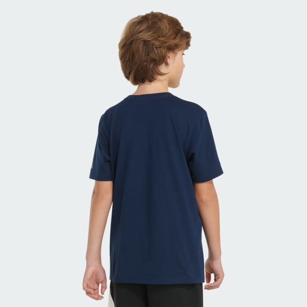 Blue adidas Short Sleeve Football Energy Tee