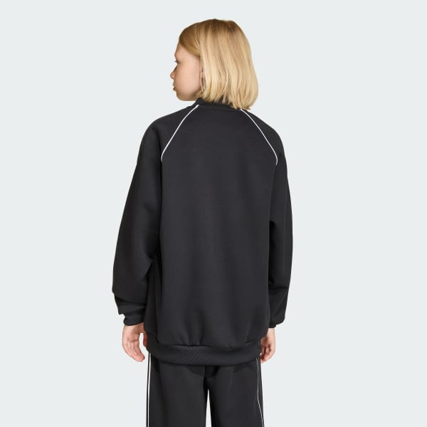 Negro CAMPERA DEPORTIVA HOLGADA