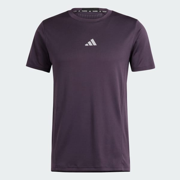 Purple Designed for Training HIIT Workout HEAT.RDY Tee