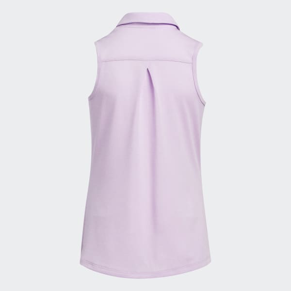Purple HEAT.RDY Golf Sleeveless Polo Shirt