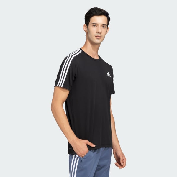 Black 3 STRIPES TEE
